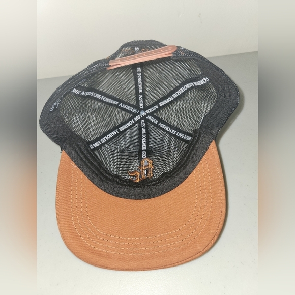 Black/Brown Assholes Forever Cap - Picture 8 of 8
